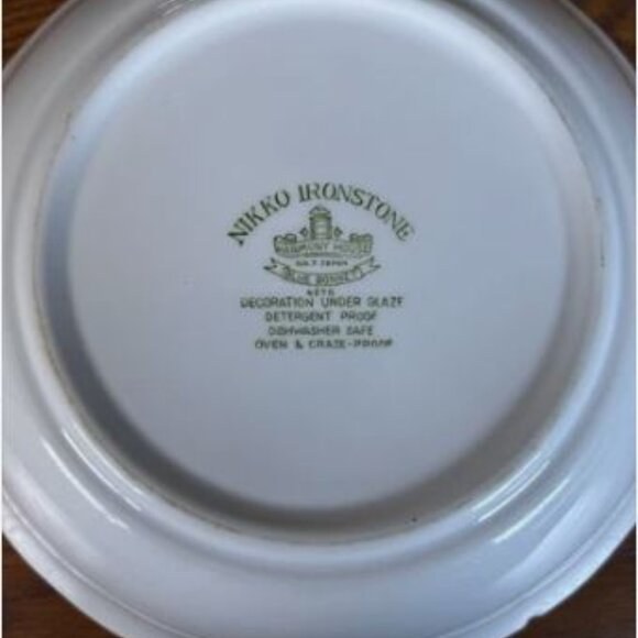 2 Nikko Ironstone Harmony House BLUE BONNET 6” Cereal Bowls - Picture 2 of 4